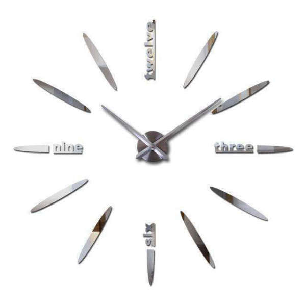 Orologio da parete adesivo design gigante