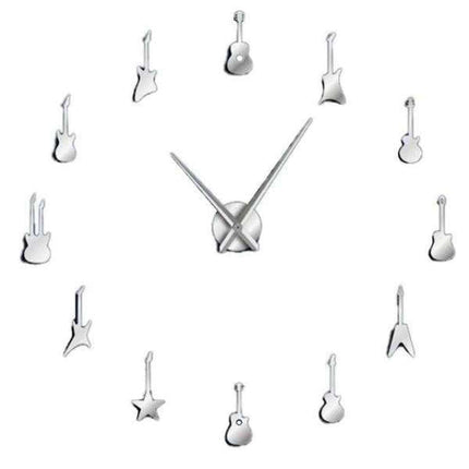 Orologio da parete adesivo chitarre elettriche