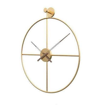 Orologio da parete nordico nero metallo