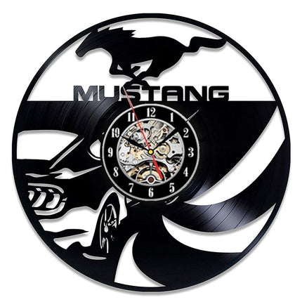 Orologio da parete vinile auto Mustang