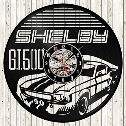 Orologio da parete vinile auto Mustang