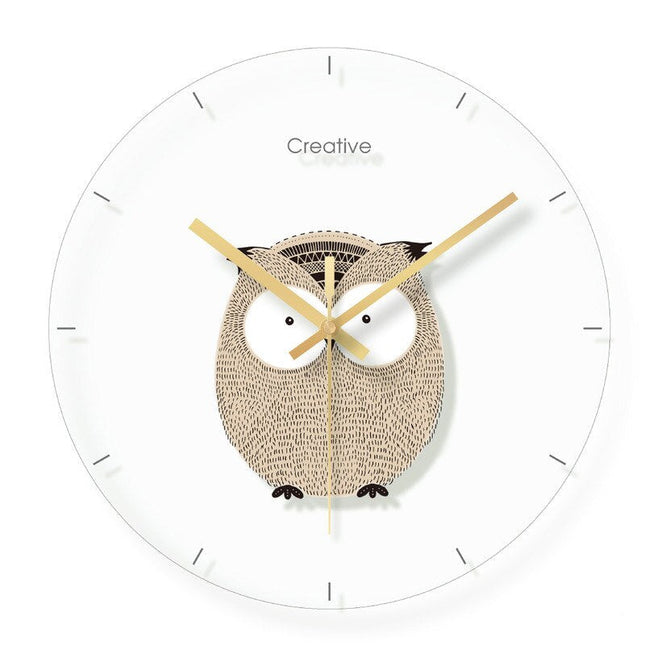 Orologio da parete volpe per bambini