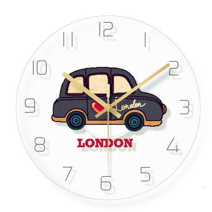 Orologio da parete volpe per bambini