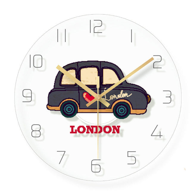 Orologio da parete volpe per bambini