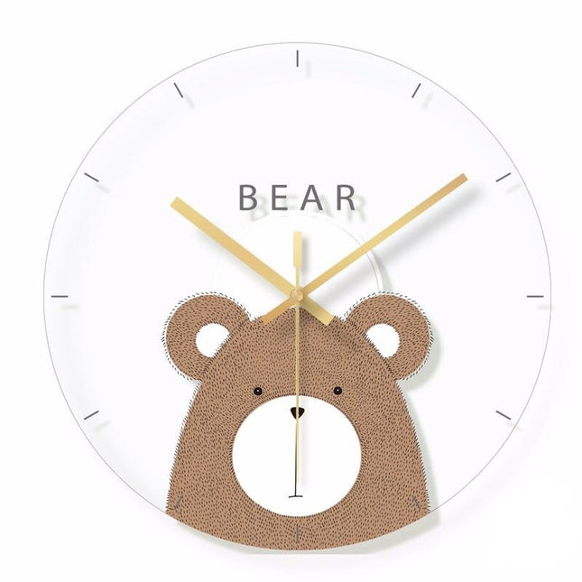 Orologio da parete volpe per bambini