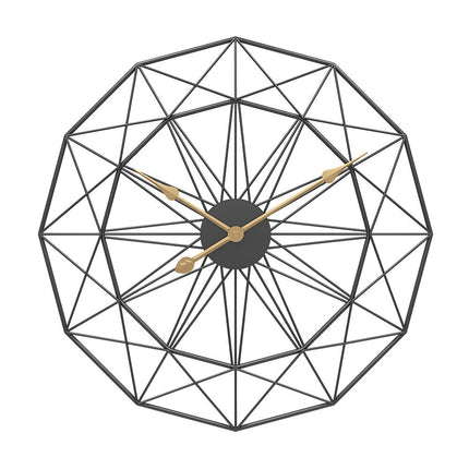 Orologio da parete in ferro geometrico