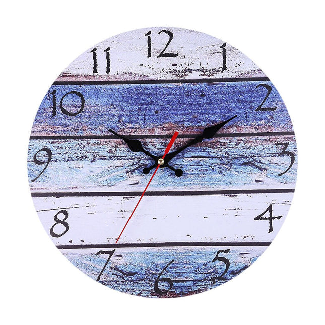 Orologio da parete effetto legno marino