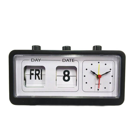 Orologio flip da tavolo con calendario