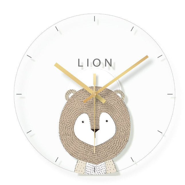 Orologio da parete volpe per bambini
