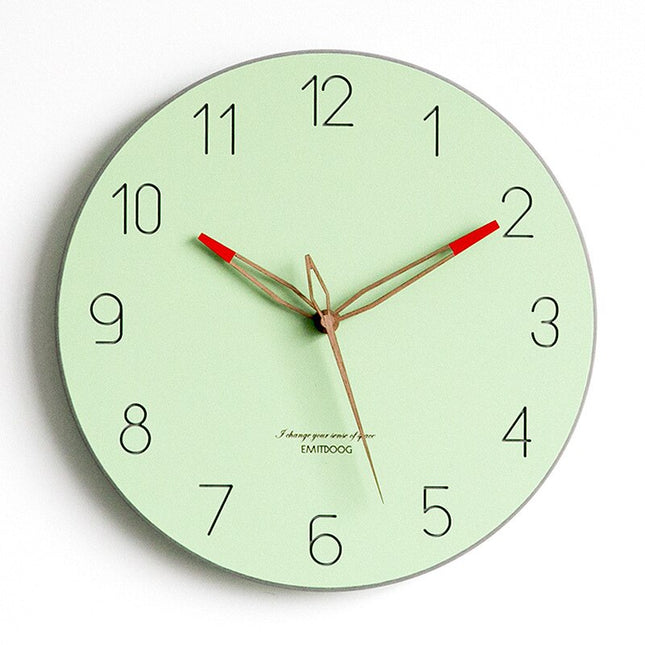 Orologio da parete moderno giallo pastello