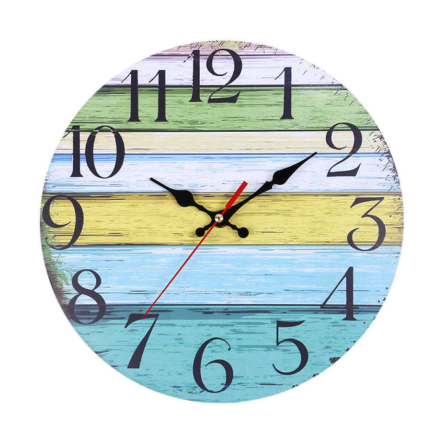 Orologio da parete effetto legno marino