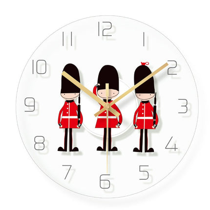 Orologio da parete volpe per bambini