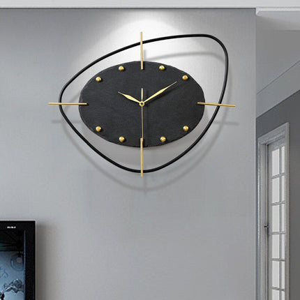 Orologio design da parete in ardesia
