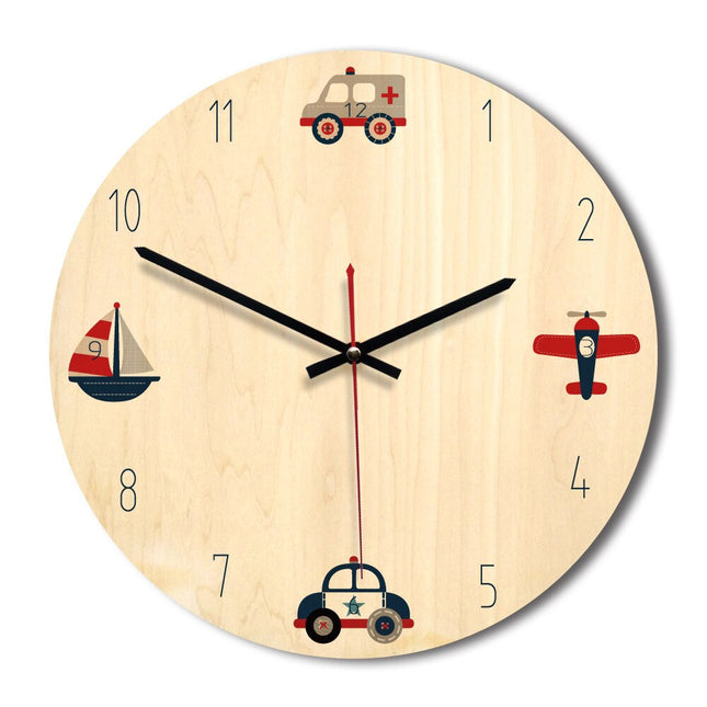 Orologio da parete per bambini aeroplano