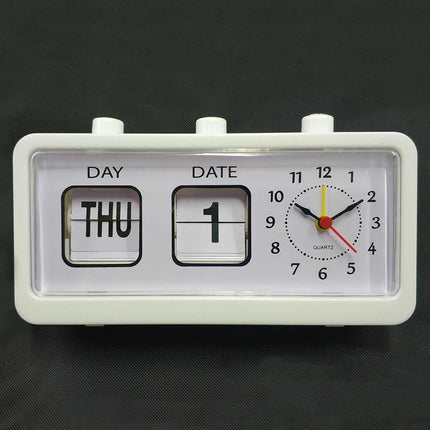 Orologio flip da tavolo con calendario