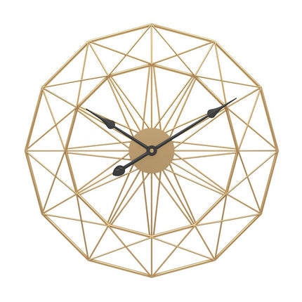 Orologio da parete in ferro geometrico