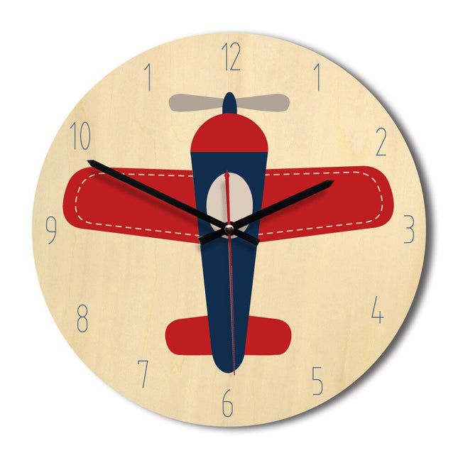 Orologio da parete per bambini aeroplano