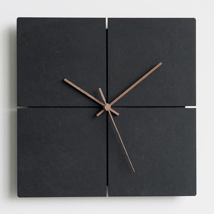 Orologio da parete nero design minimalista