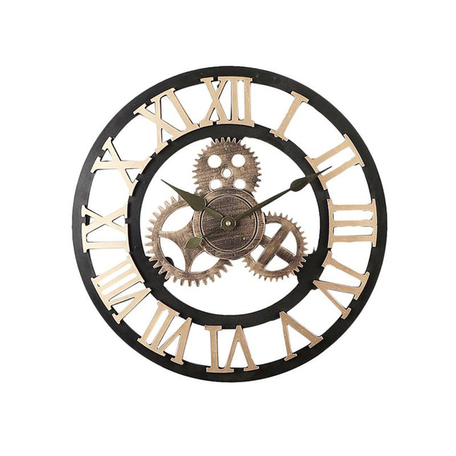 Orologio industriale con meccanismo a vista