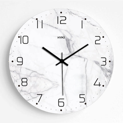 Orologio da parete glitter rosa marmo