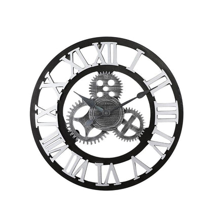 Orologio industriale con meccanismo a vista