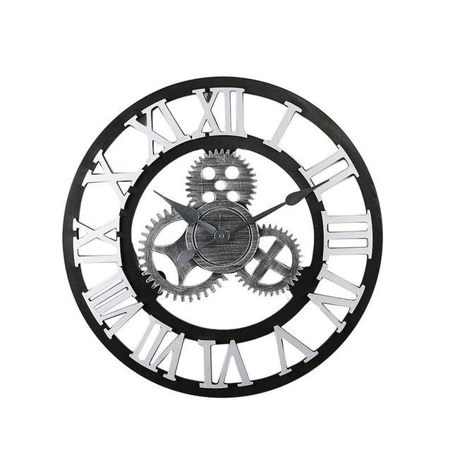 Orologio industriale con meccanismo a vista
