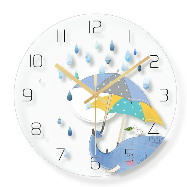 Orologio da parete volpe per bambini