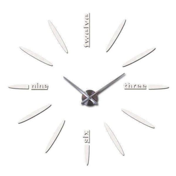 Orologio da parete adesivo design gigante