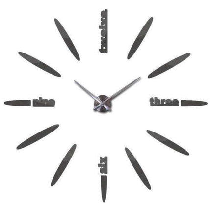 Orologio da parete adesivo design gigante