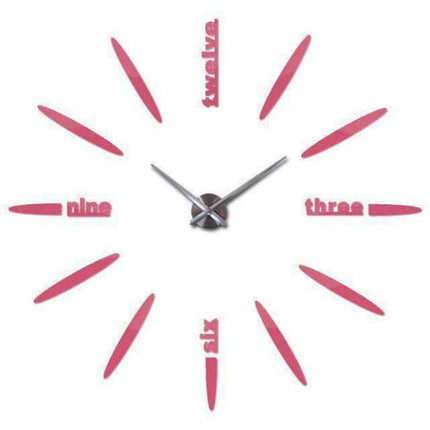 Orologio da parete adesivo design gigante