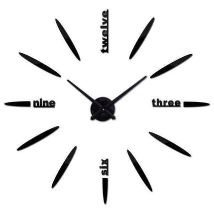 Orologio da parete adesivo design gigante