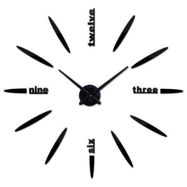 Orologio da parete adesivo design gigante