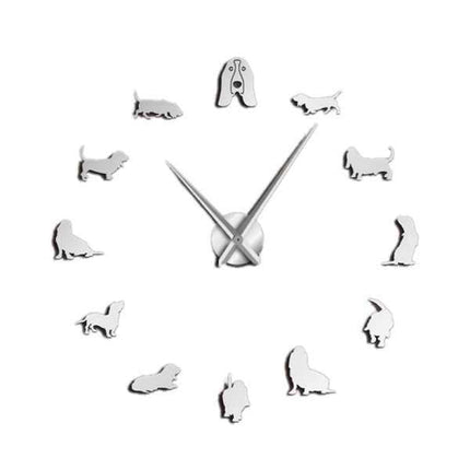 Orologio da parete adesivo amore cani