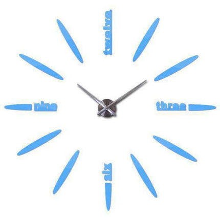 Orologio da parete adesivo design gigante