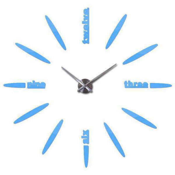 Orologio da parete adesivo design gigante