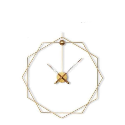 Orologio da parete design geometrico metallo