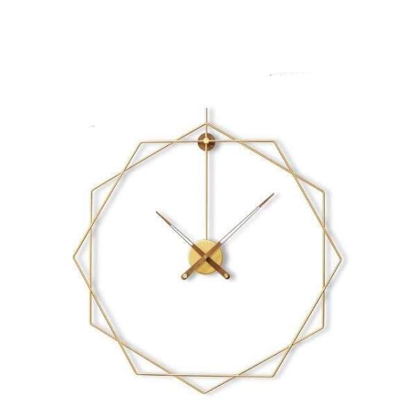 Orologio da parete design geometrico metallo
