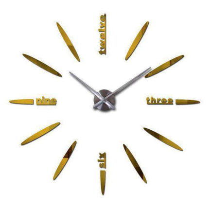 Orologio da parete adesivo design gigante