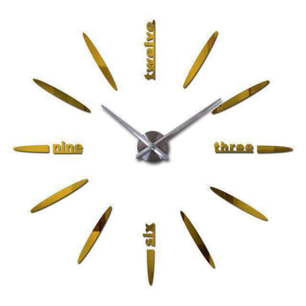 Orologio da parete adesivo design gigante
