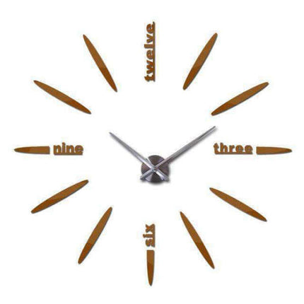 Orologio da parete adesivo design gigante