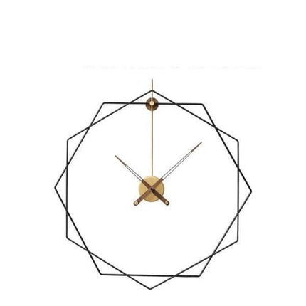 Orologio da parete design geometrico metallo