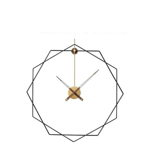 Orologio da parete design geometrico metallo