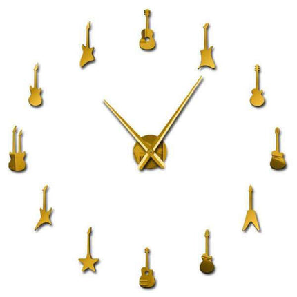 Orologio da parete adesivo chitarre elettriche