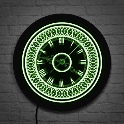 Orologio da parete LED decorativo classico