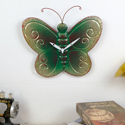 Orologio da parete a forma foglia
