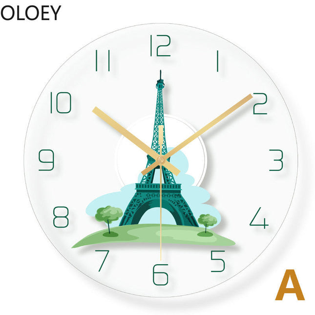 Orologio da parete volpe per bambini