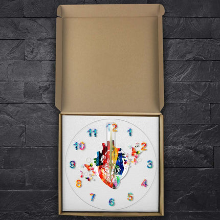 Orologio da parete LED design cuore