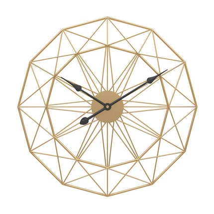Orologio da parete in ferro geometrico