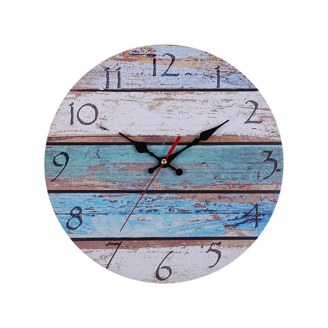 Orologio da parete effetto legno marino