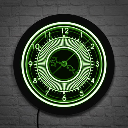 Orologio da parete rotondo retroilluminato LED